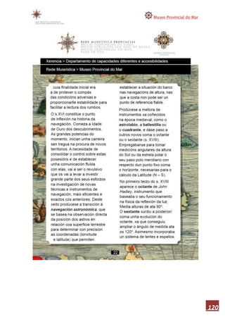 Memoria museo do mar 2010 1ªparte