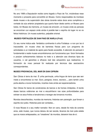 Memoria museo do mar 2010 1ªparte
