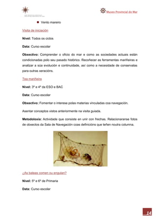 Memoria museo do mar 2010 1ªparte