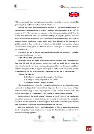 Memoria museo do mar 2010 1ªparte