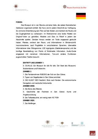 Memoria museo do mar 2010 1ªparte