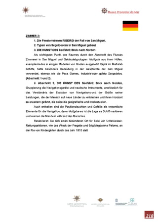 Memoria museo do mar 2010 1ªparte