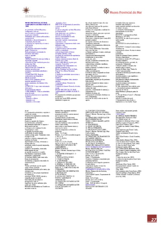 Memoria museo do mar 2010 1ªparte