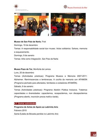 Memoria museo do mar 2010 1ªparte