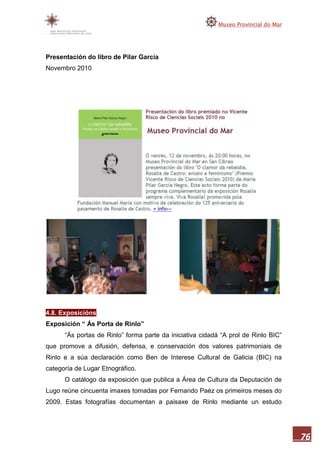 Memoria museo do mar 2010 1ªparte