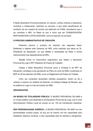 Memoria museo do mar 2010 1ªparte