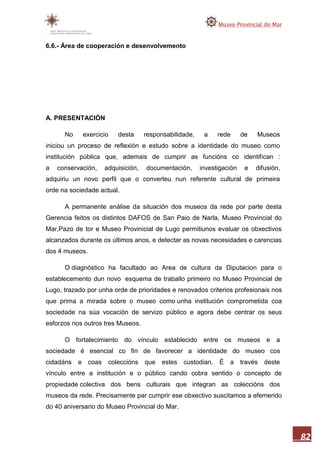 Memoria museo do mar 2010 1ªparte