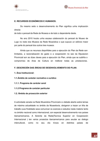 Memoria museo do mar 2010 1ªparte