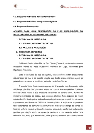 Memoria museo do mar 2010 1ªparte