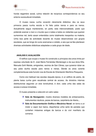 Memoria museo do mar 2010 1ªparte