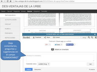 Deje
comentarios,
preguntas y
sugerencias en
el campo
“COMENTARIO”
 