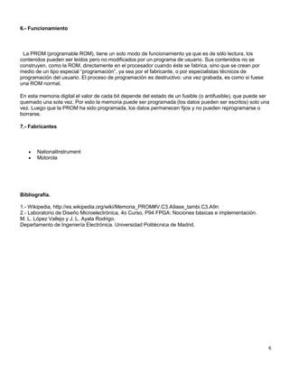 Memoria prom | DOCX