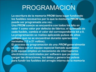 Memoria prom y eprom | PPT