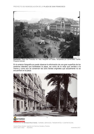 Memoria Proyecto de Remodelación de la Plaza de San Francisco | PDF
