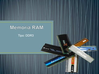 Tipo: DDR3
 