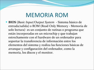 MEMORIA ROM ,[object Object]