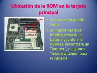 Slider Rom MEMORIA ROM | PPTX