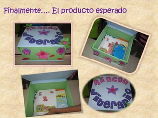 Finalmente…. El producto esperado