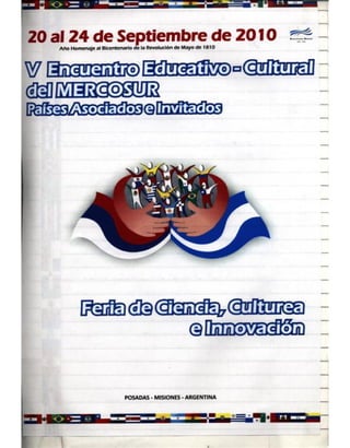Antecedentes - Encuentro Educativo-Cultural del Mercosur - Edición 2010