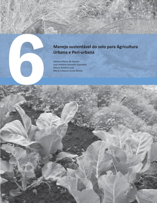 0HPRULDV$8

DĂŶĞũŽƐƵƐƚĞŶƚĄǀĞůĚŽƐŽůŽƉĂƌĂŐƌŝĐƵůƚƵƌĂ
hƌďĂŶĂĞWĞƌŝͲƵƌďĂŶĂ
ĚƌŝĂŶĂDĂƌŝĂĚĞƋƵŝŶŽ
:ŽƐĠŶƚƀŶŝŽǌĞǀĞĚŽƐƉşŶĚŽůĂ
DĂƌĐŽŶƚƀŶŝŽĞĂů
DĂƌŝĂhƌďĂŶĂŽƌƌġĂEƵŶĞƐ
 