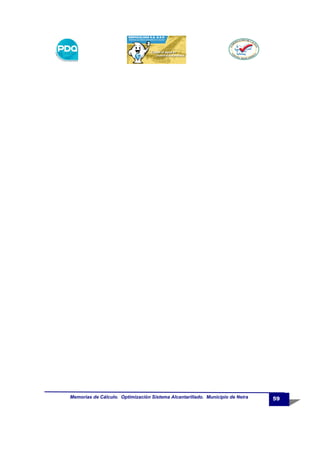 Memorias de Cálculo. Optimización Sistema Alcantarillado. Municipio de Neira

59

 