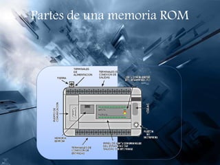 Partes de una memoria ROM
 