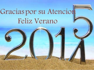 Graciaspor su Atencion
Feliz Verano
 