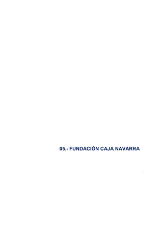 Memoria Anual 2015
Asociación TEDER
05.- FUNDACIÓN CAJA NAVARRA
 