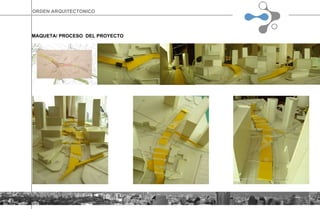 MAQUETA/ PROCESO  DEL PROYECTO ORDEN ARQUITECTONICO 