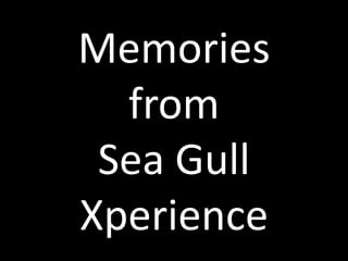 Memories from Sea Gull Xperience 