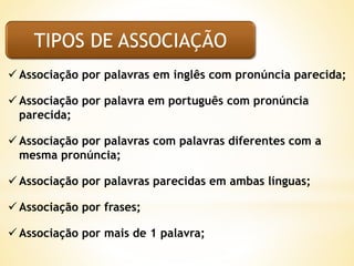 Memorização por associação | PPSX