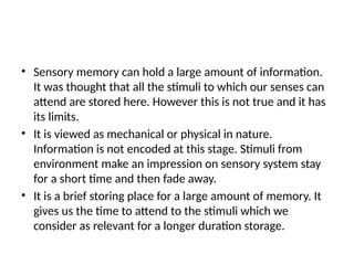 Memory Impression Everything to know about memory in psychology | PPTX