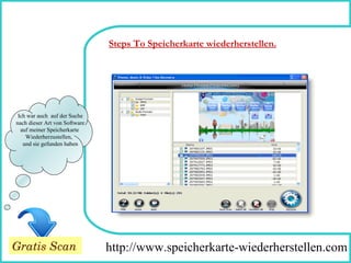 How To Remove http://www.speicherkarte-wiederherstellen.com Ich war auch  auf der Suche nach dieser Art von Software  auf meiner Speicherkarte  Wiederherzustellen,  und sie gefunden haben Steps To Speicherkarte wiederherstellen. Gratis Scan 