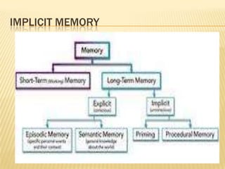 IMPLICIT MEMORY
 