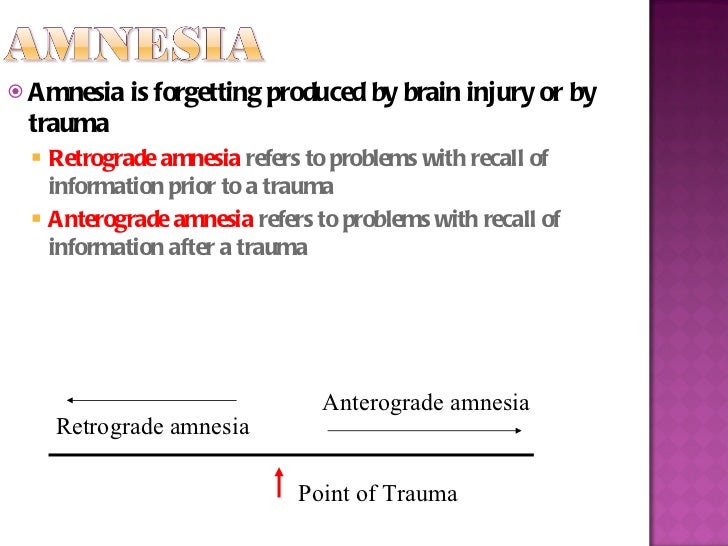 types of amnesia brain injury types of amnesia brain injury