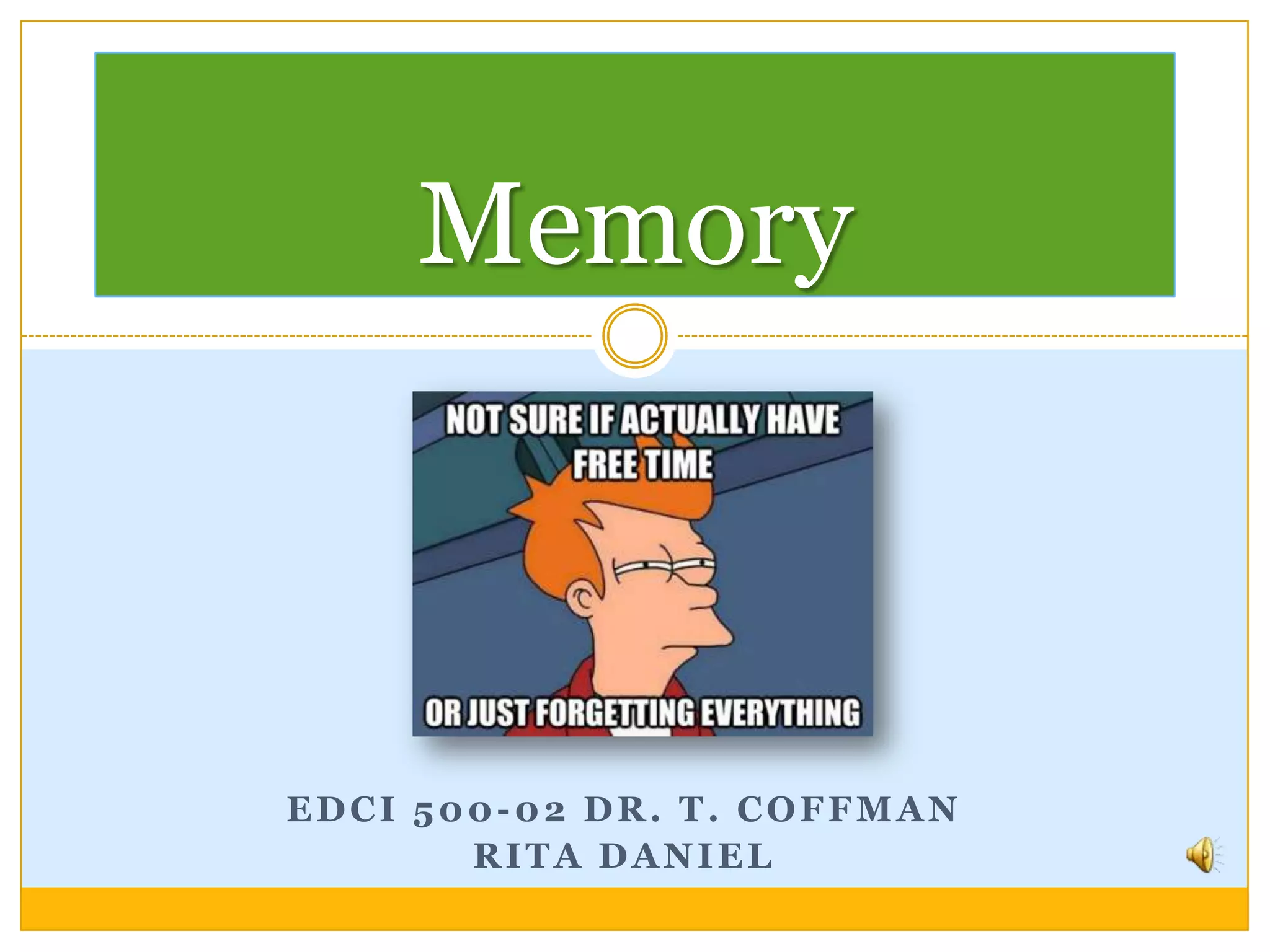 Memory | PPT