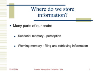Training for interpreters: how does your memory work? | PPT