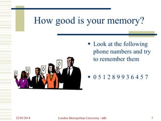 Training for interpreters: how does your memory work? | PPT