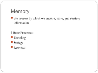 Memory | PPT