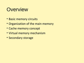 Memory | PPT