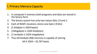 Computer Memory | PPT