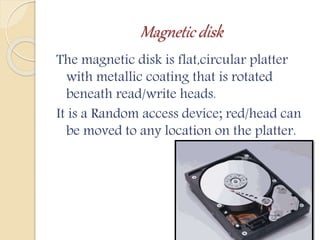 Memory / Storage Devices | PPTX