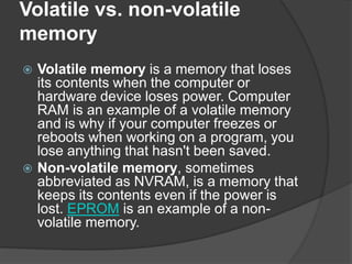 Memory | PPT