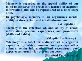 Memory | PPT | Free Download