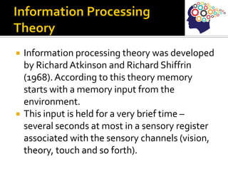Unit 3 Cognitive process / Memory | PPT
