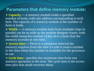 Memory Capacity Integration Memory in Computer Systems Servicing.pptx