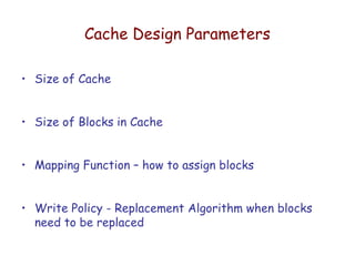 Memory organization including cache and RAM.ppt