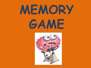 MEMORY GAME 