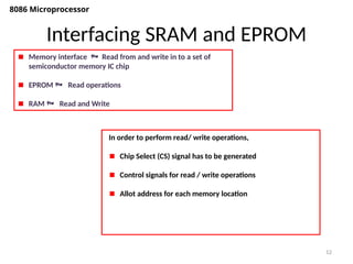 Comprehensive Guide to 8086 Microprocessor Memory Interfacing and ...