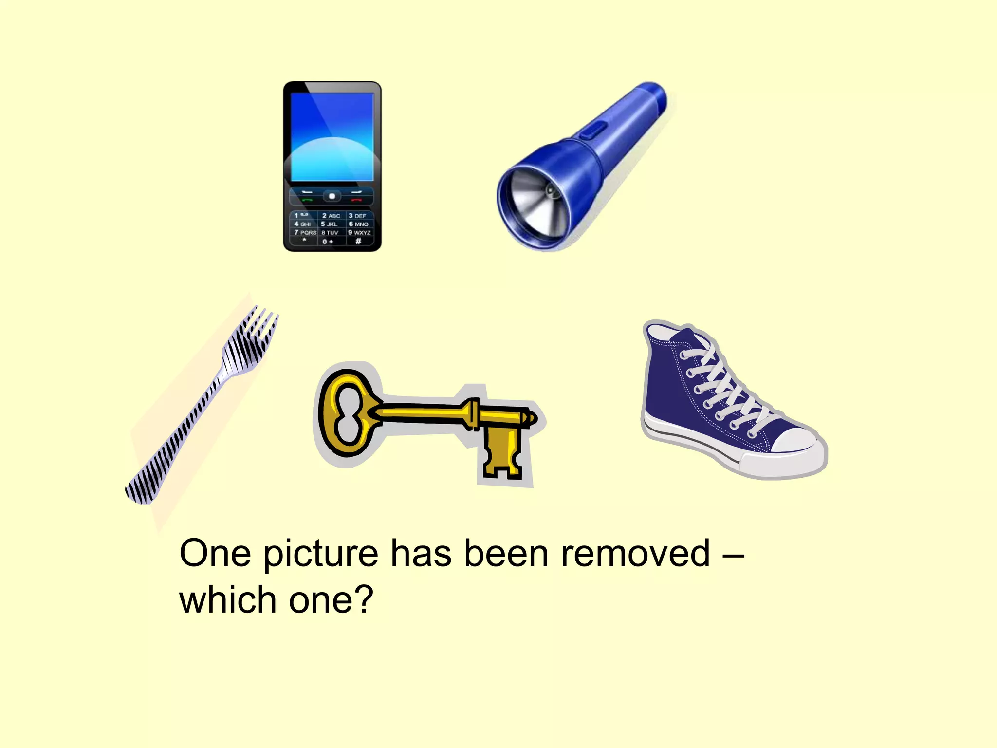One picture has been removed –
which one?
 